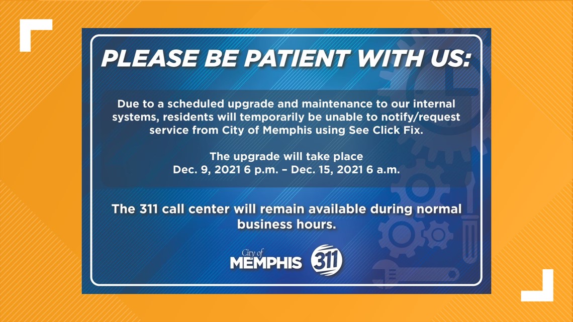 Memphis See Click Fix down for a week for upgrade & maintenance - Vimarsana News