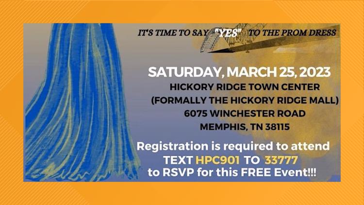 Prom dress giveaway in Memphis hosted by Couture Cares