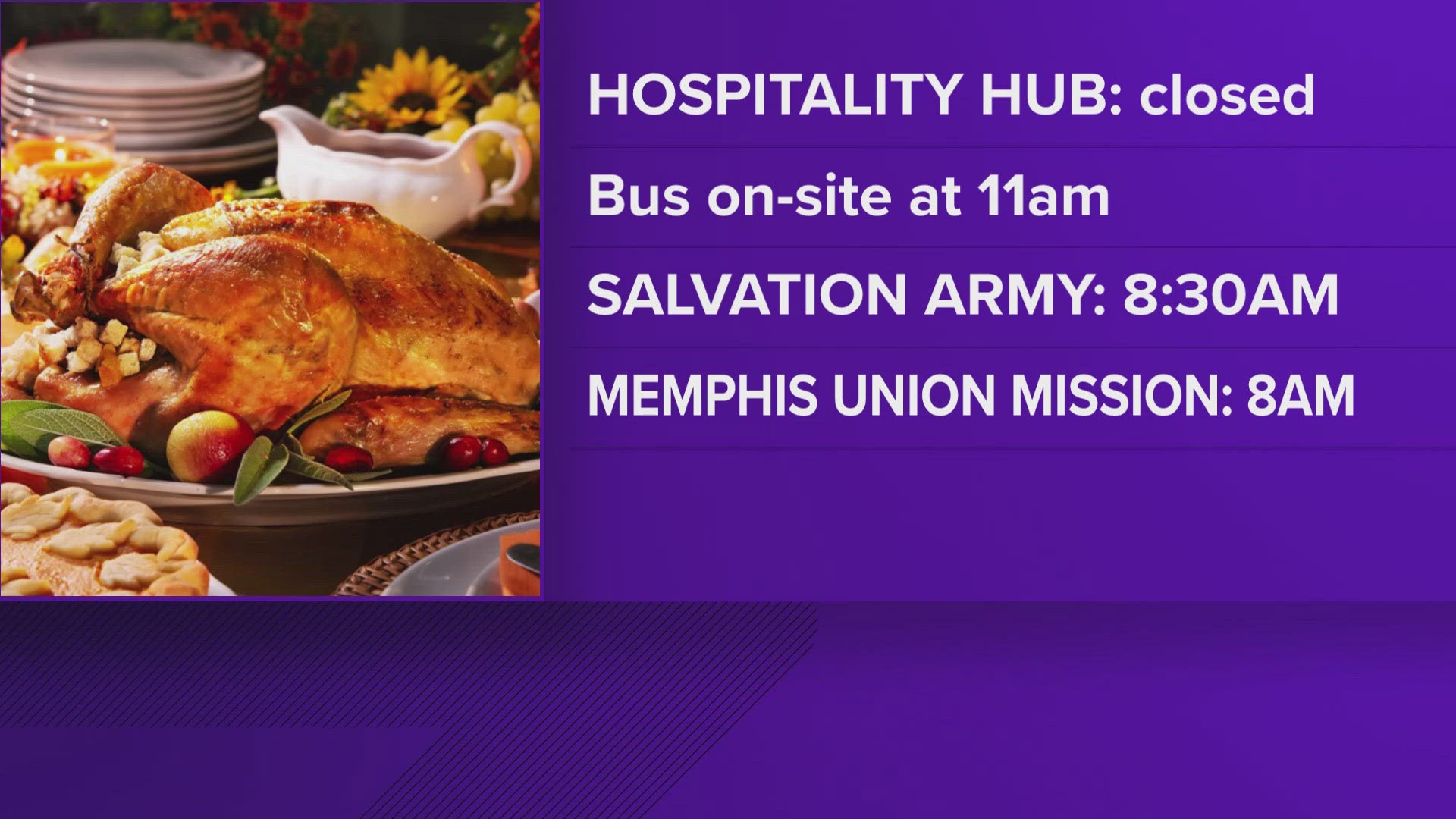 Several organizations in Memphis are providing resources, meals, shelter and support for unhoused people in The Bluff City.