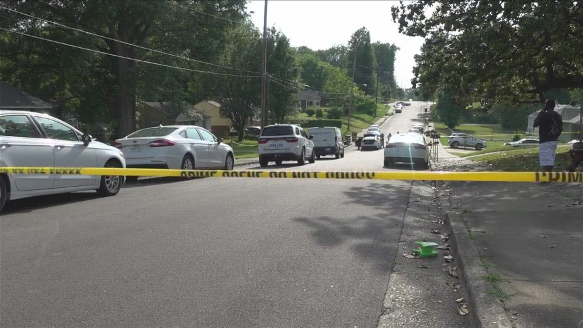 Officers said they responded to the shooting on East Biscayne Road shortly after 3 p.m.