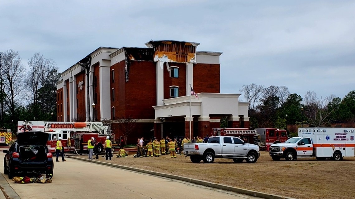 Fire breaks out at Hampton Inn Hernando