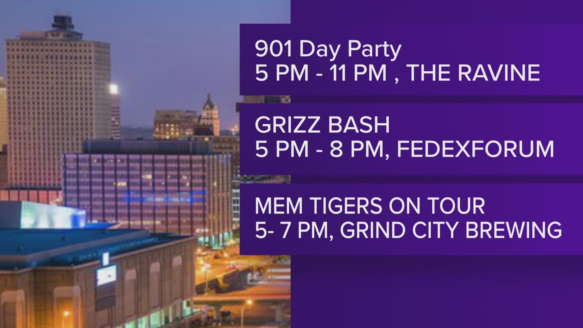 For a full list of activities and discounts set to celebrate 9/01/2022 in the city of Memphis, text "901Day" to (901)-321-7520.
