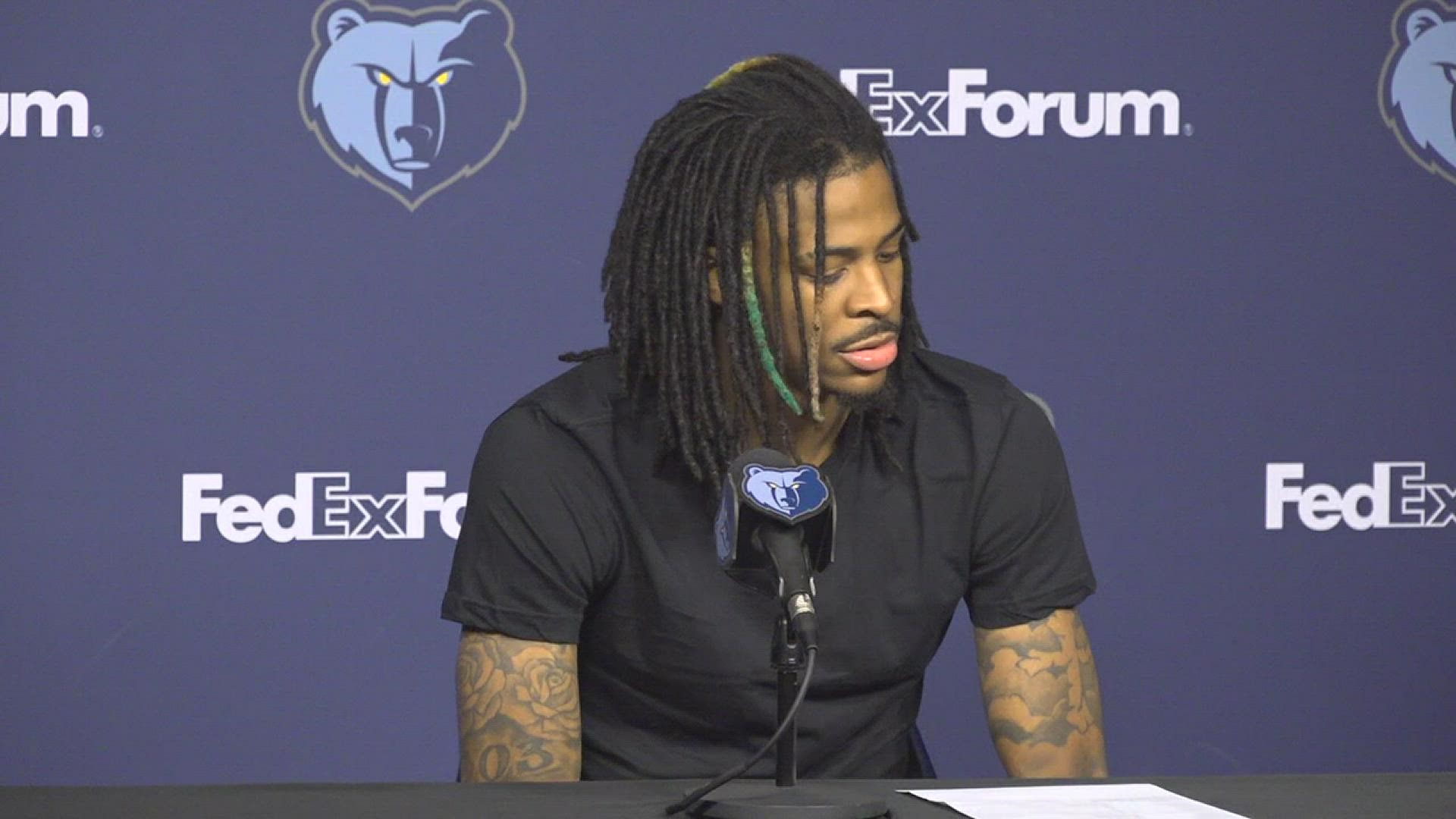 Grizzlies players and Coach Taylor Jenkins share their thoughts and emotions concerning the death of Tyre Nichols after Sundays' 112-100 win over the Indiana Pacers