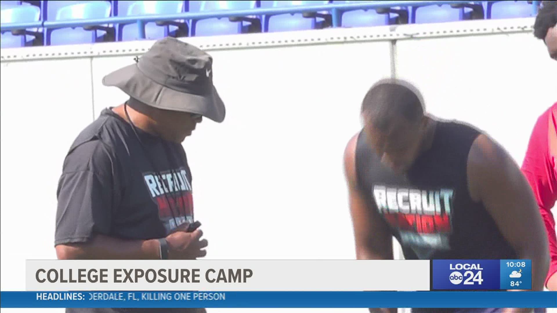 Recruit Nation, a national college prospect scouting service came to Memphis to allow locals to participate in combine-style camp.