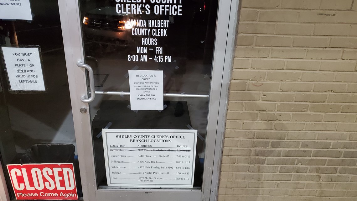 Shelby Co. Clerk's Office in Whitehaven is now reopen - Vimarsana News