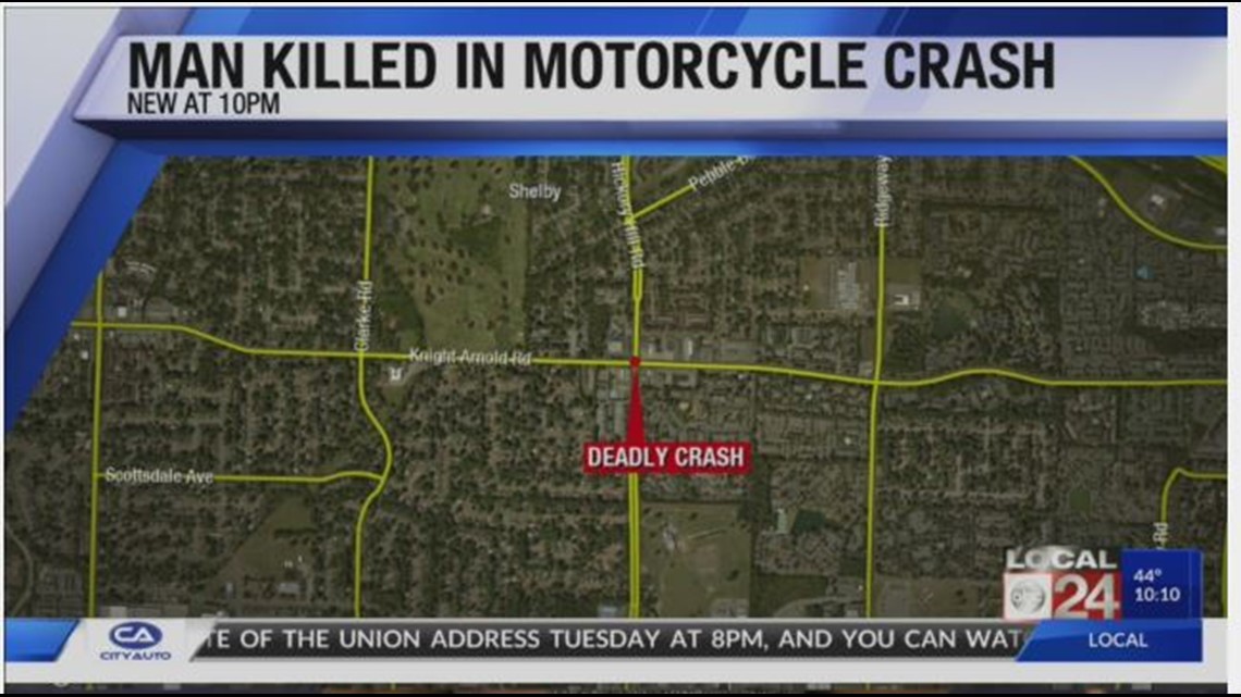Man dies after motorcycle-vehicle crash in Hickory Hill | localmemphis.com
