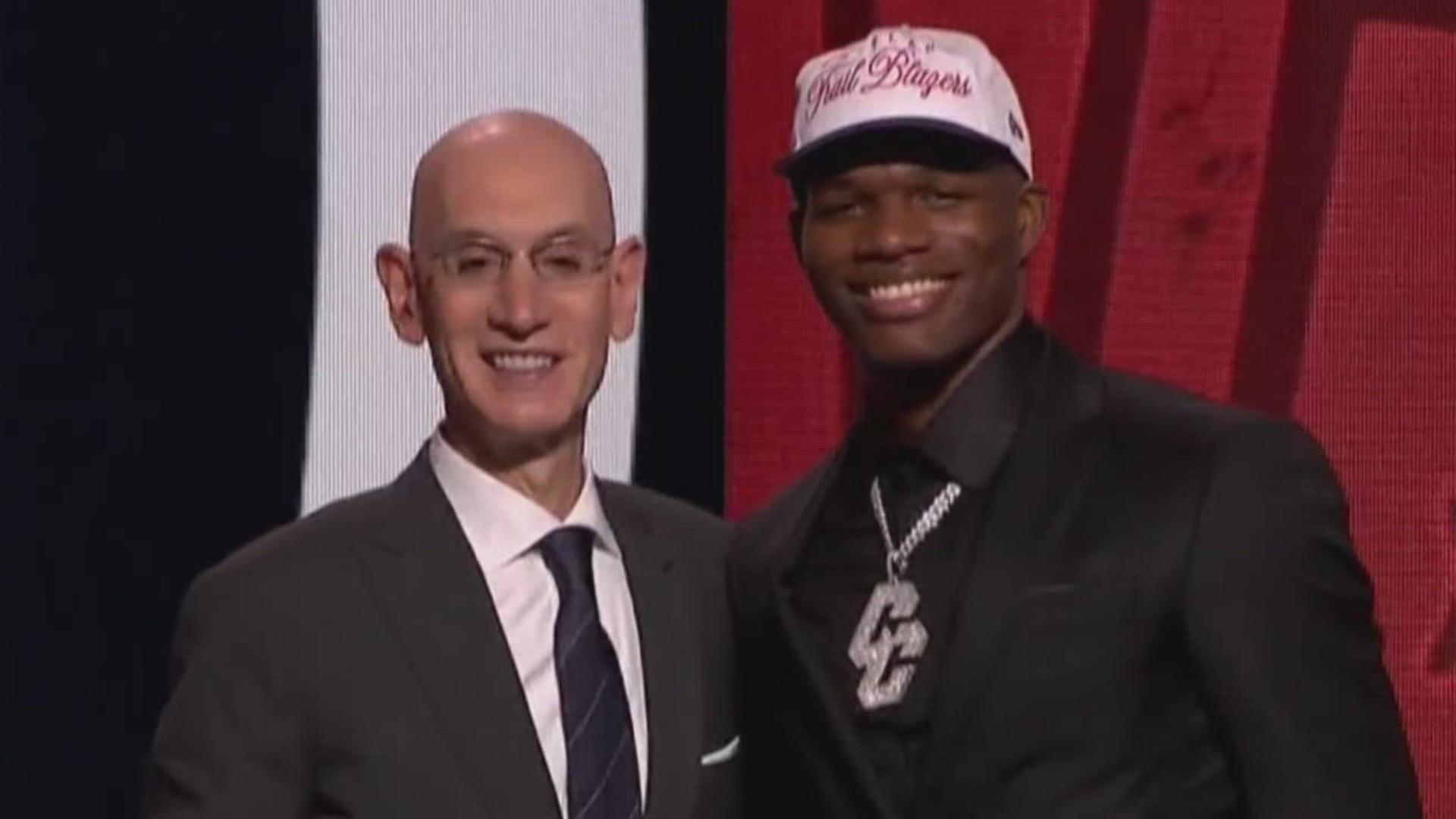 The Grizzlies are trading the Trail Blazers the 16th pick in this year's draft, a 2028 first-round pick and two second-round picks for Coward.