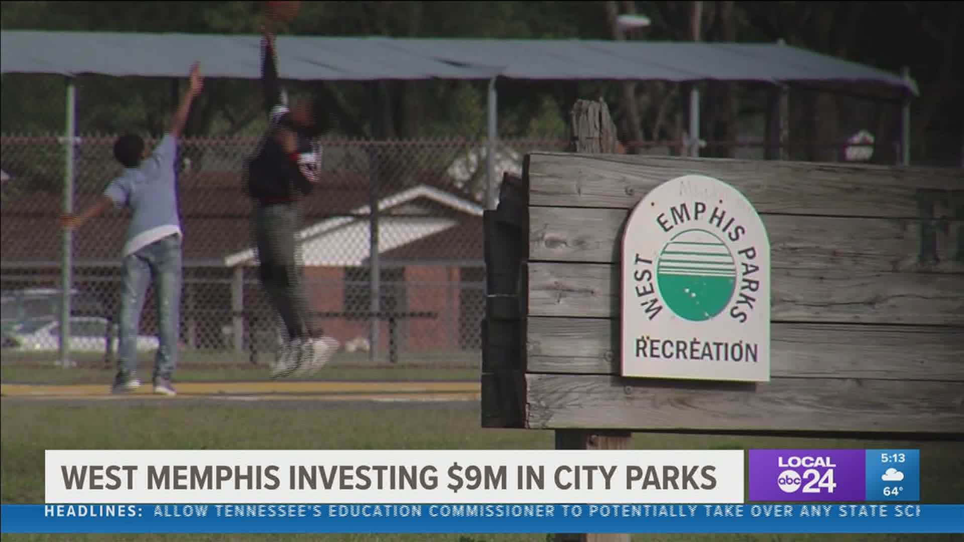 In 2019, voters approved a $9 million plan to renovate city parks. The city has big plans to bring in park amenities with it.