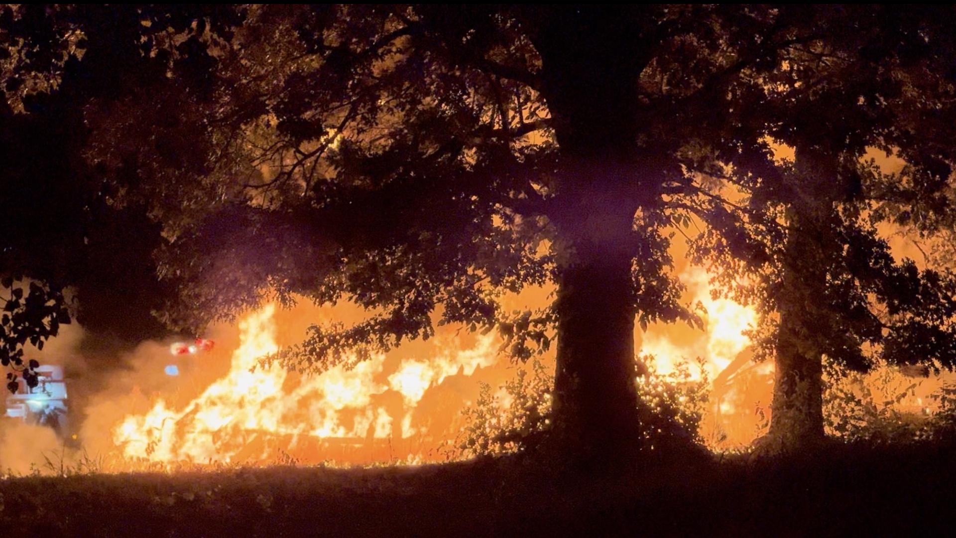 The Memphis Fire Department responded to the apartment fire at 2861 Washington Square Drive on Monday, July 22, 2024.