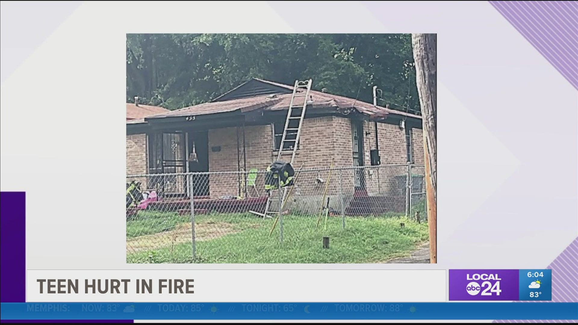 The Memphis Fire Department says a 13-year-old is recovering after a fire Friday morning at their home.