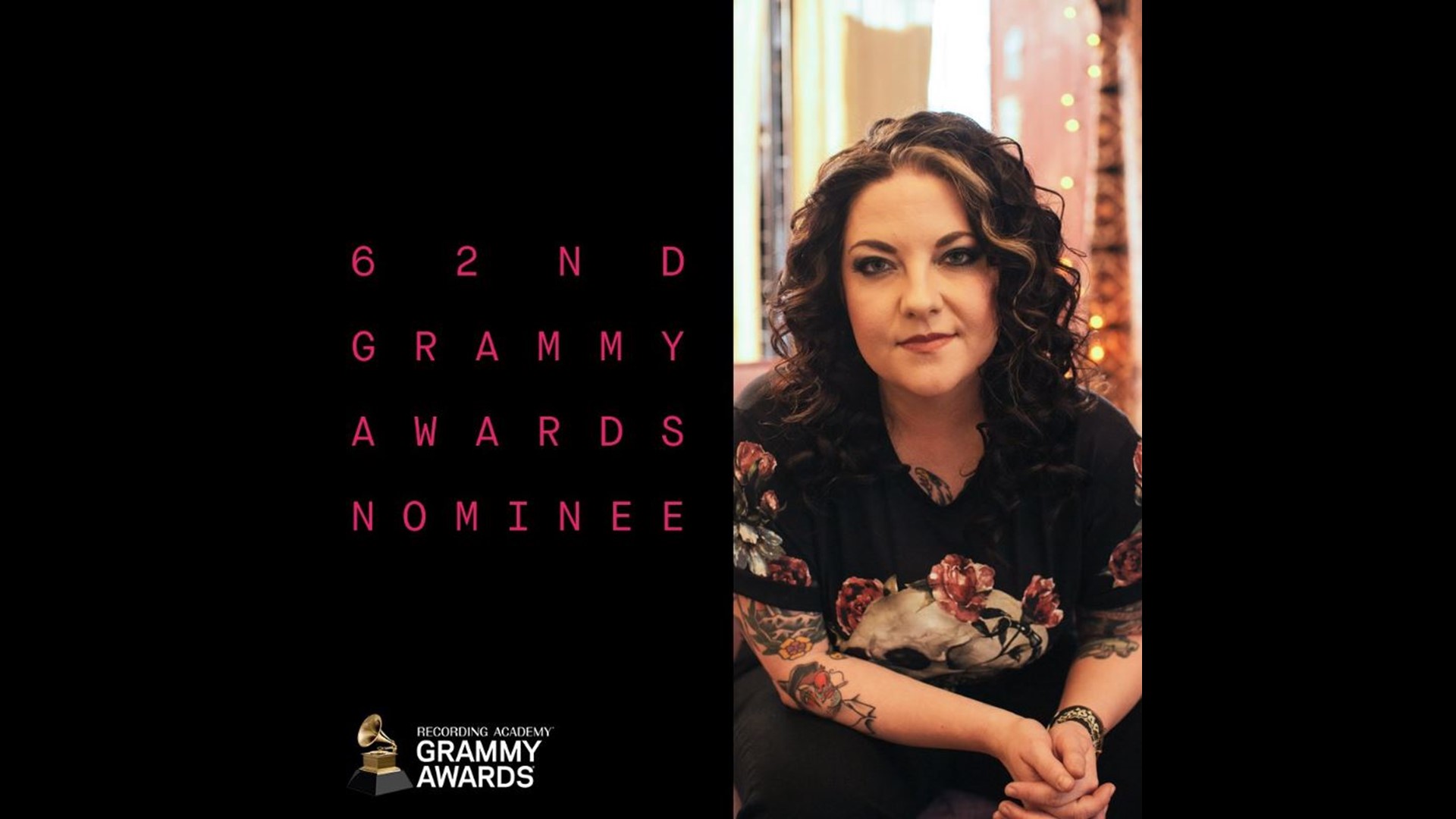 CMA’s Best New Artist of the Year, Ashley McBryde, earns two GRAMMY