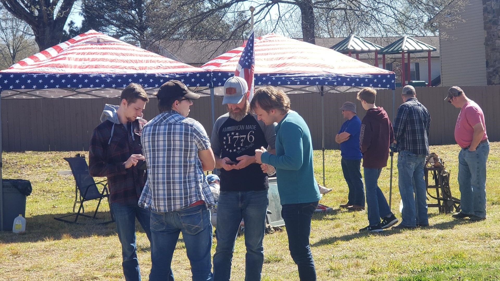 Collierville VFW attempts world's tallest toilet paper pyramid