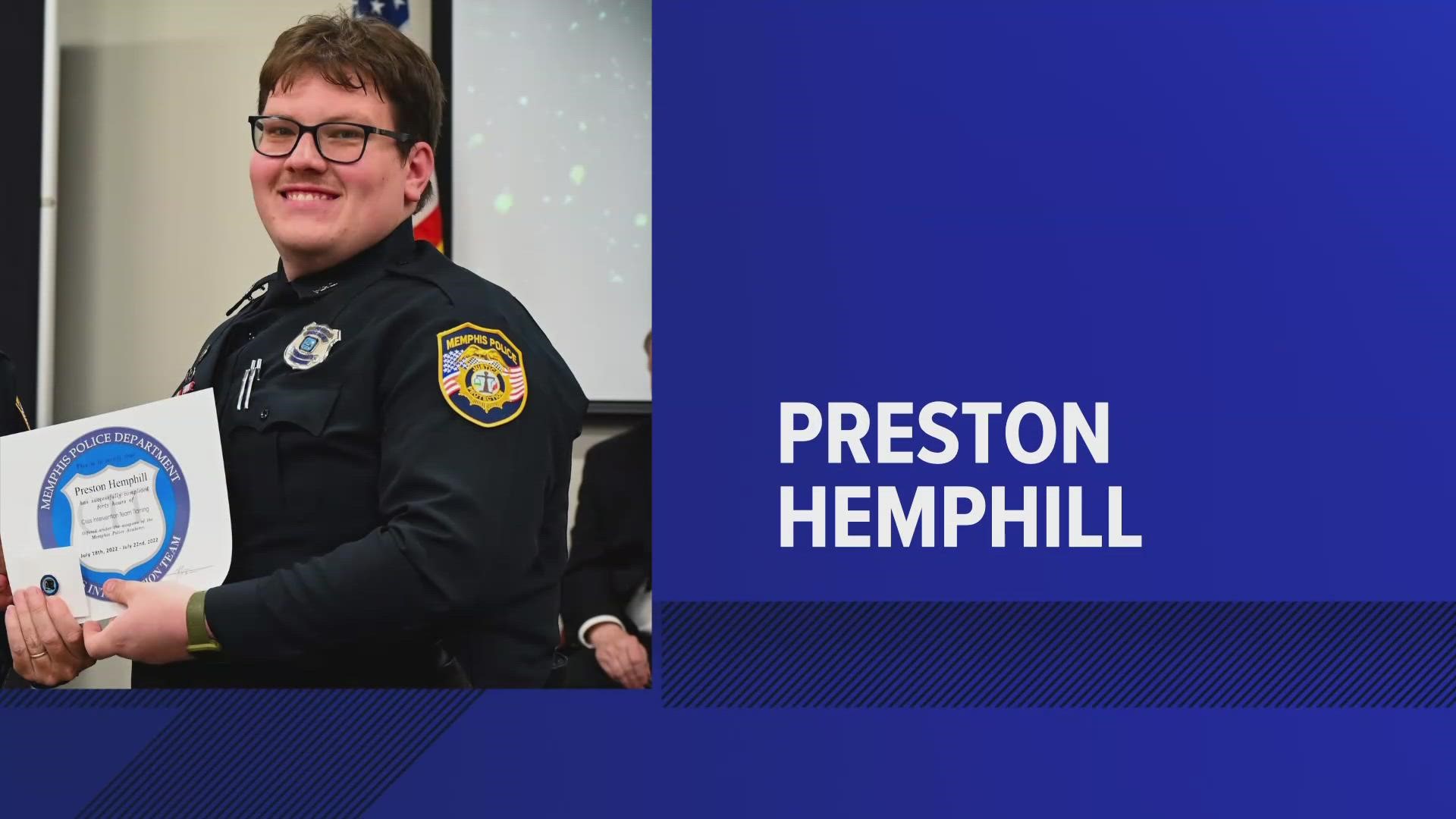 Preston Hemphill was relieved of duty Jan. 8, but his suspension was not announced until Monday.
