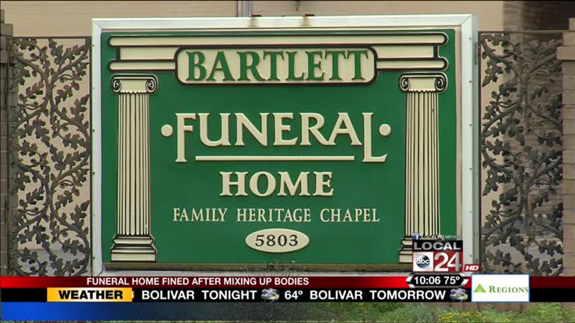 Botched Burial Forces 6 Month Suspension For Bartlett Funeral Home