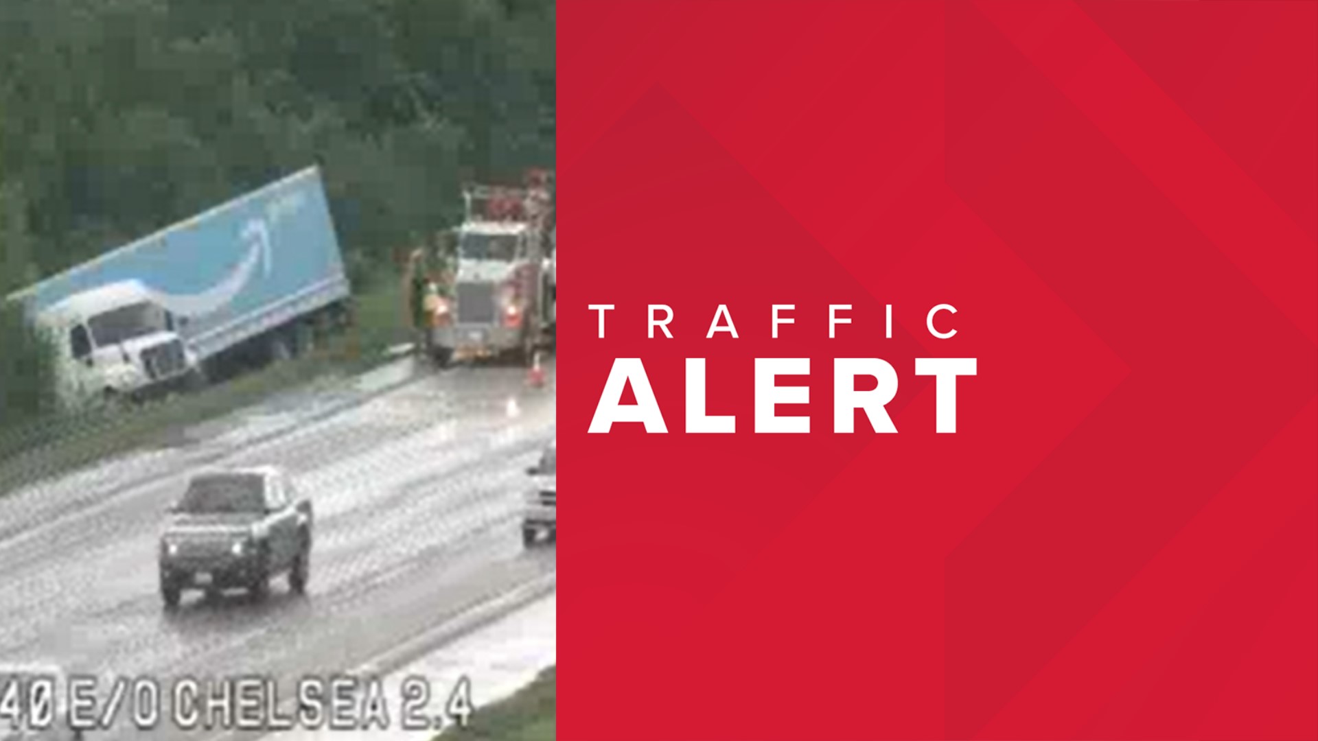 Amazon truck crash I40 Memphis