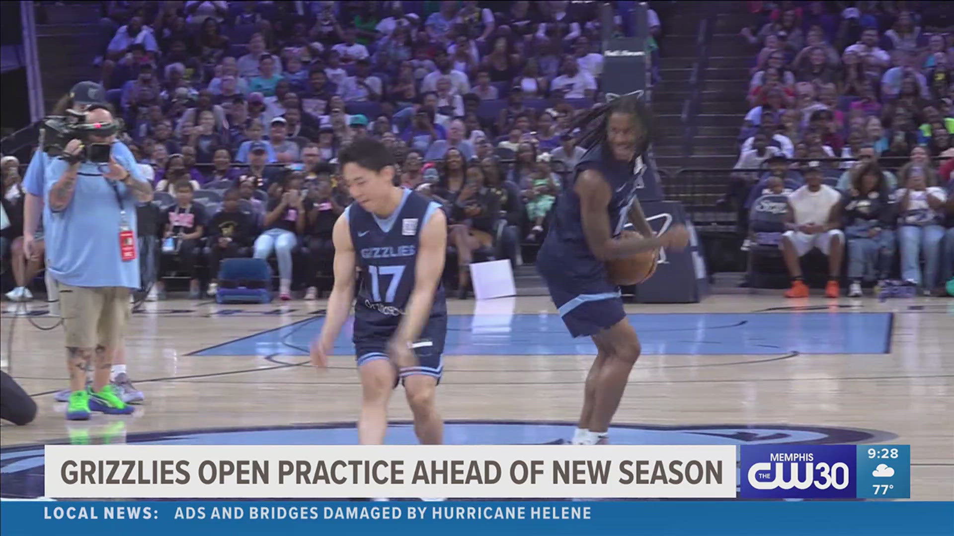 The Memphis Grizzlies' open practice had it all. Zach Edey was draining threes, the rookies had a dance off and Yuki Kawamura stole the show.