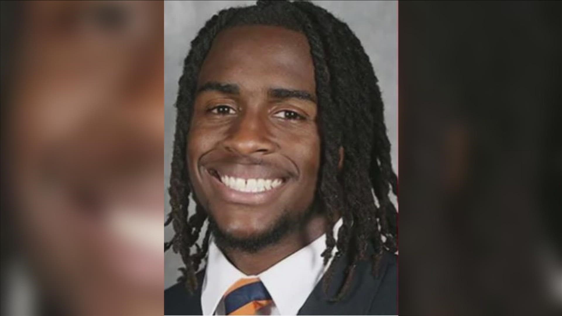 Former Arlington player Devin Chandler was identified as one of three players killed in a shooting on campus at University of Virginia in Charlottesville Sunday.