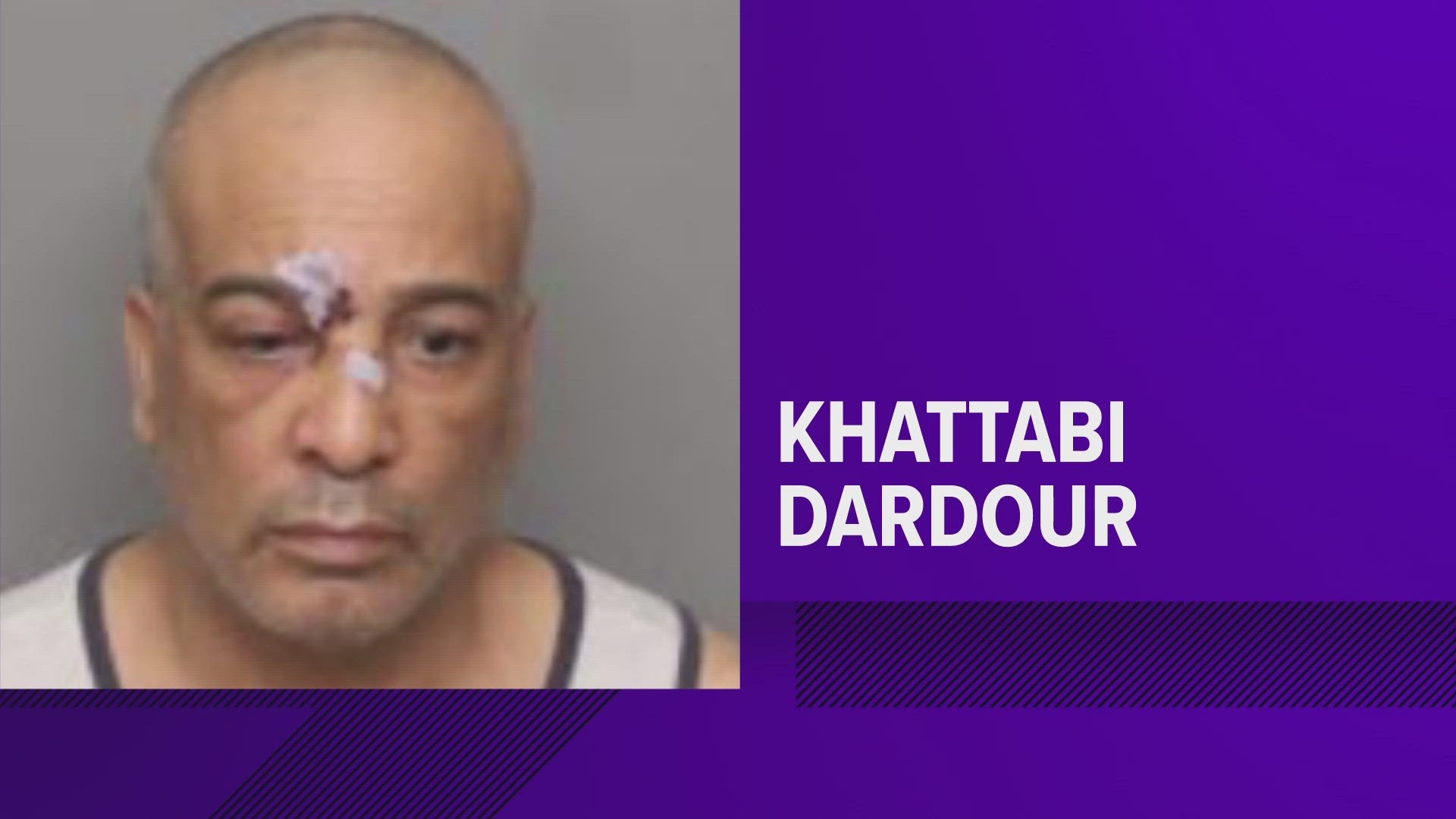 Khattabi Dardour is now charged with DUI, public intoxication, reckless driving, leaving the scene of an accident, and financial responsibility.