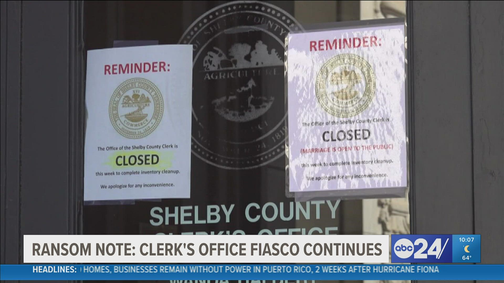 Richard Ransom explains why he thinks the fiasco at the Shelby County Clerk's Office is only getting worse.