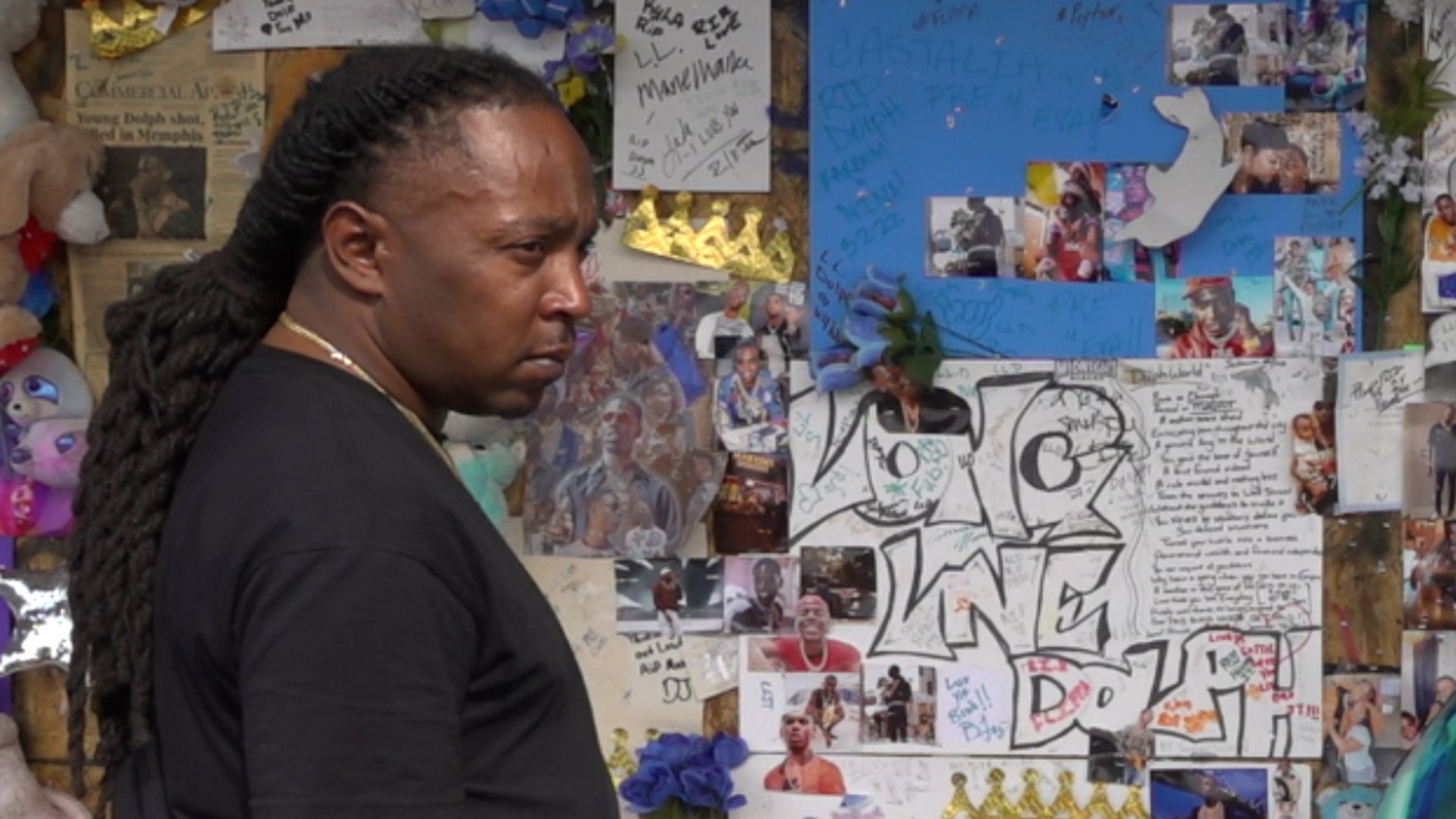 Young Dolph remembered with memorials at shooting scene | localmemphis.com