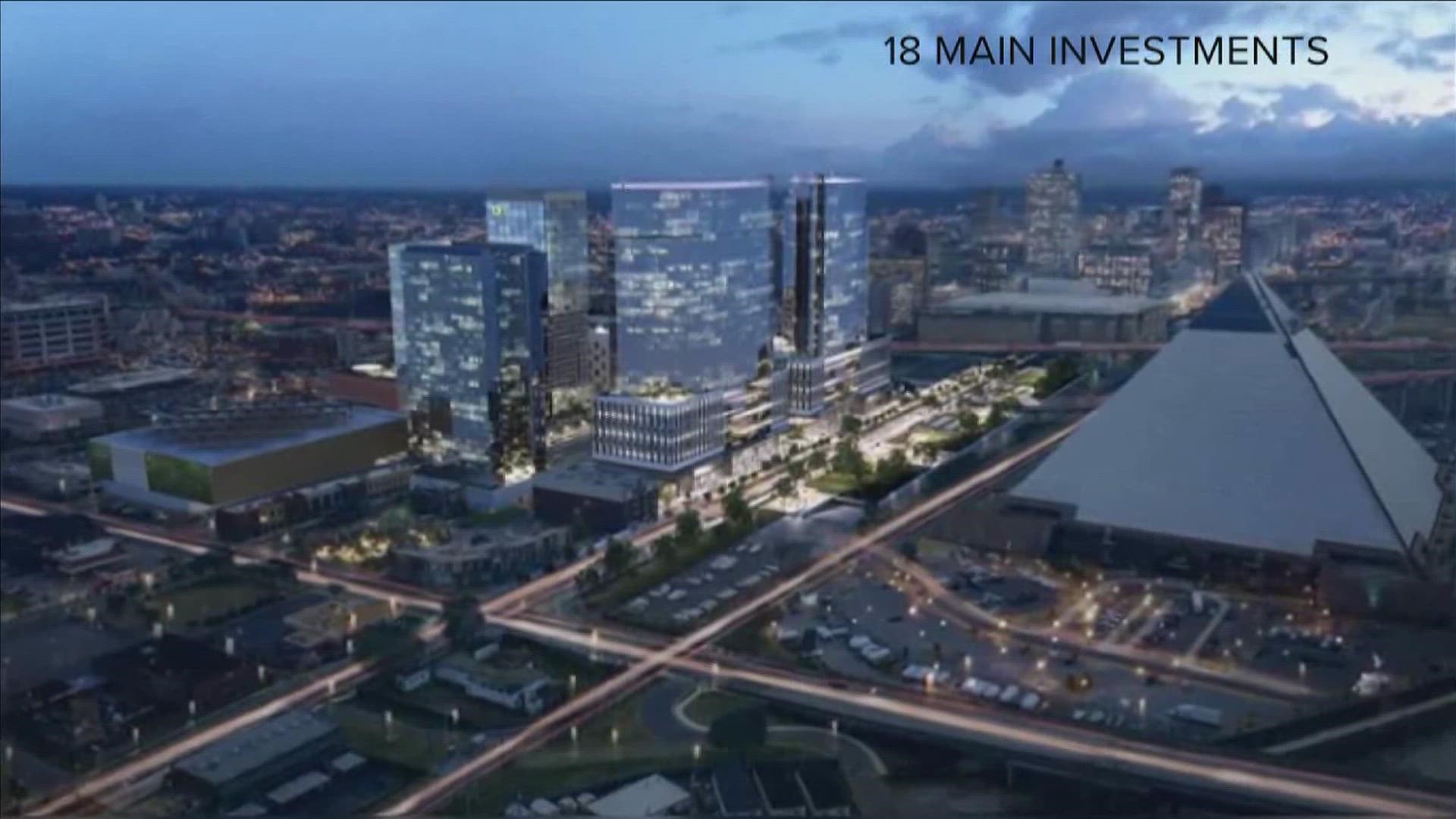 While downtown Memphis developments are at a standstill, none of the money is coming out of taxpayer dollars and the projects will make headway in about a year.