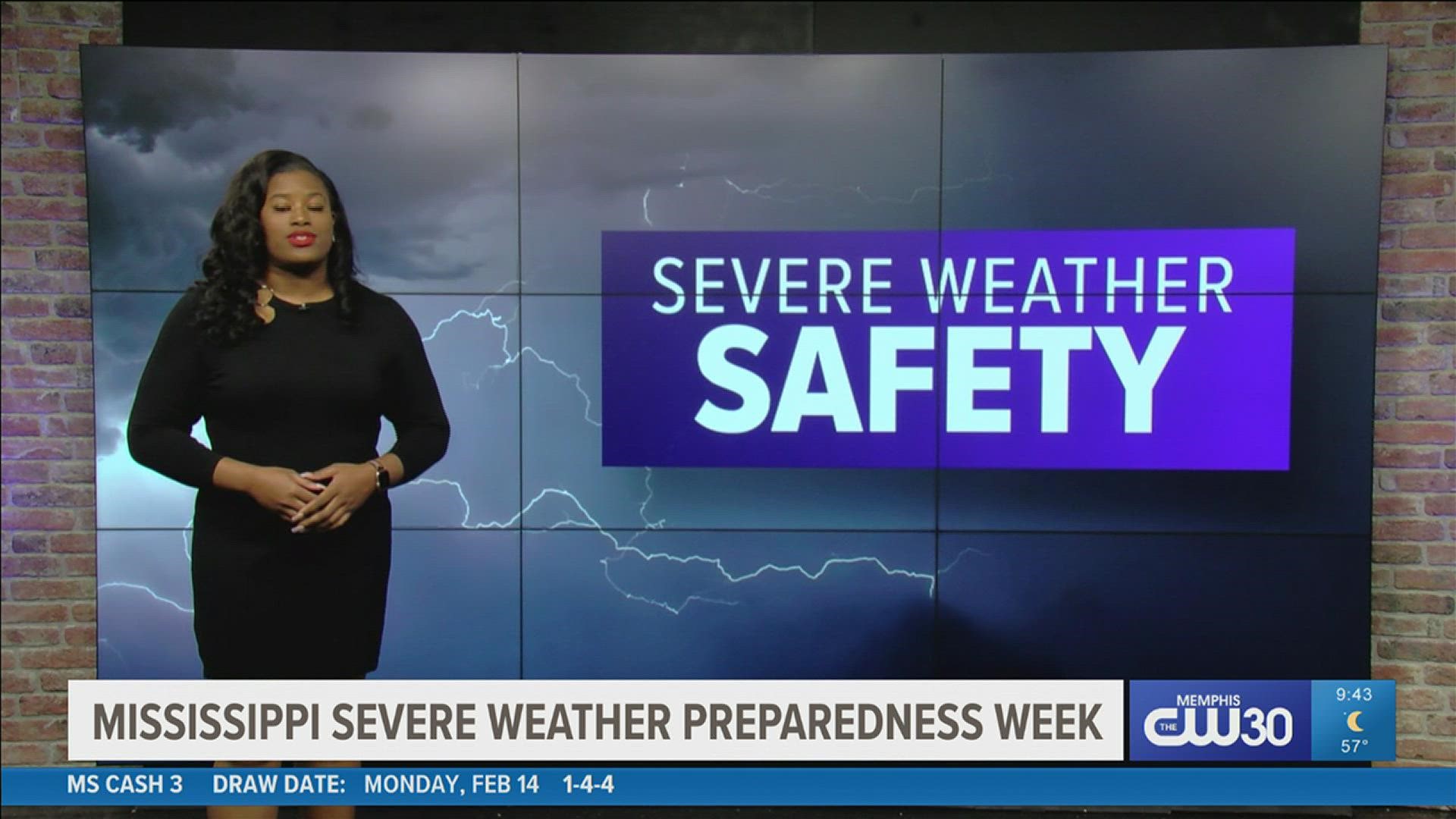 Mississippi Severe Weather Preparedness Week is this week. Severe weather can happen any time. So, the state is making sure residents are ready.