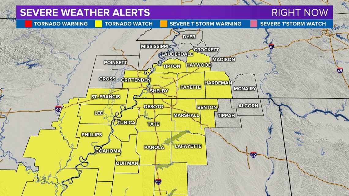 Memphis area Tornado Watch | localmemphis.com - Vimarsana News