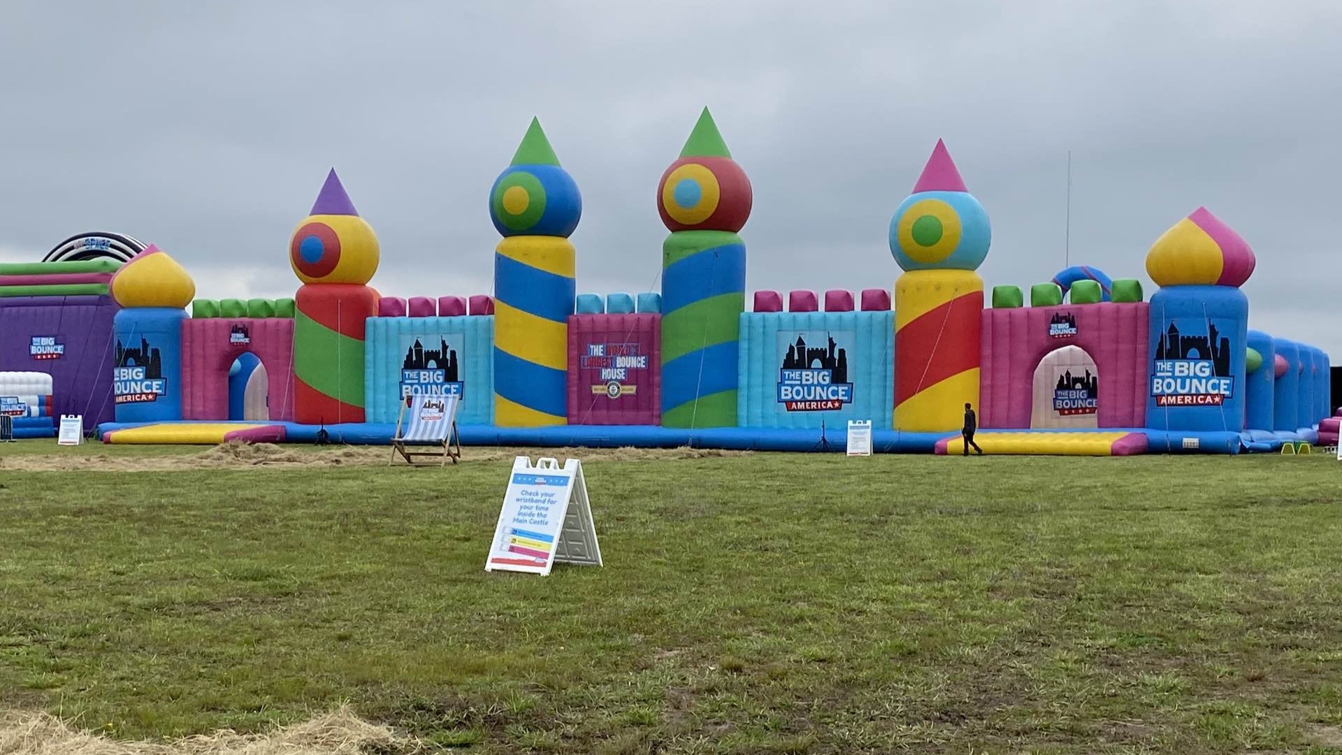 'World's Largest Bounce House' at Shelby Farms
