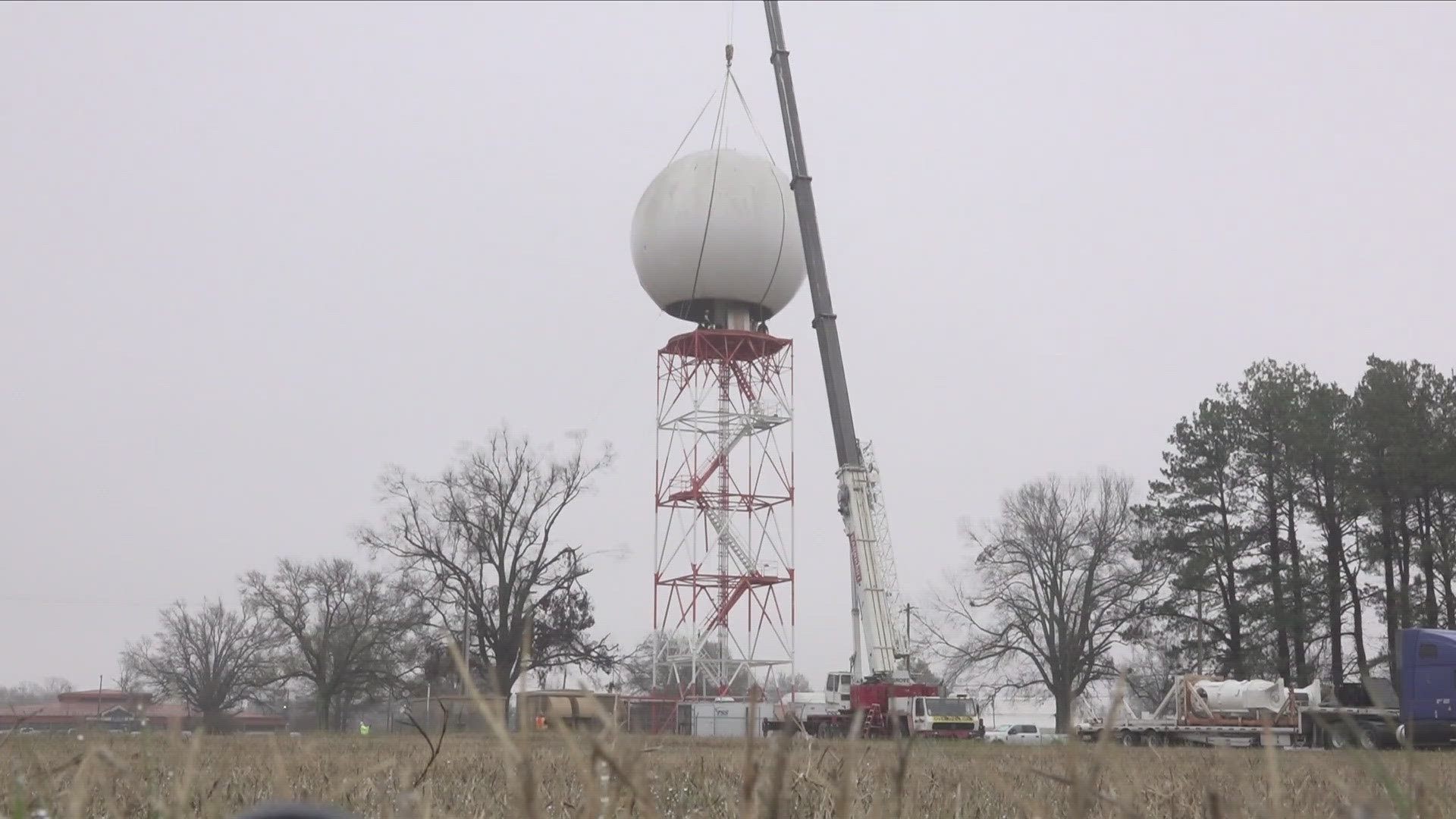 Saturday morning, crews from the National Weather Service were in Millington for an important replacement.