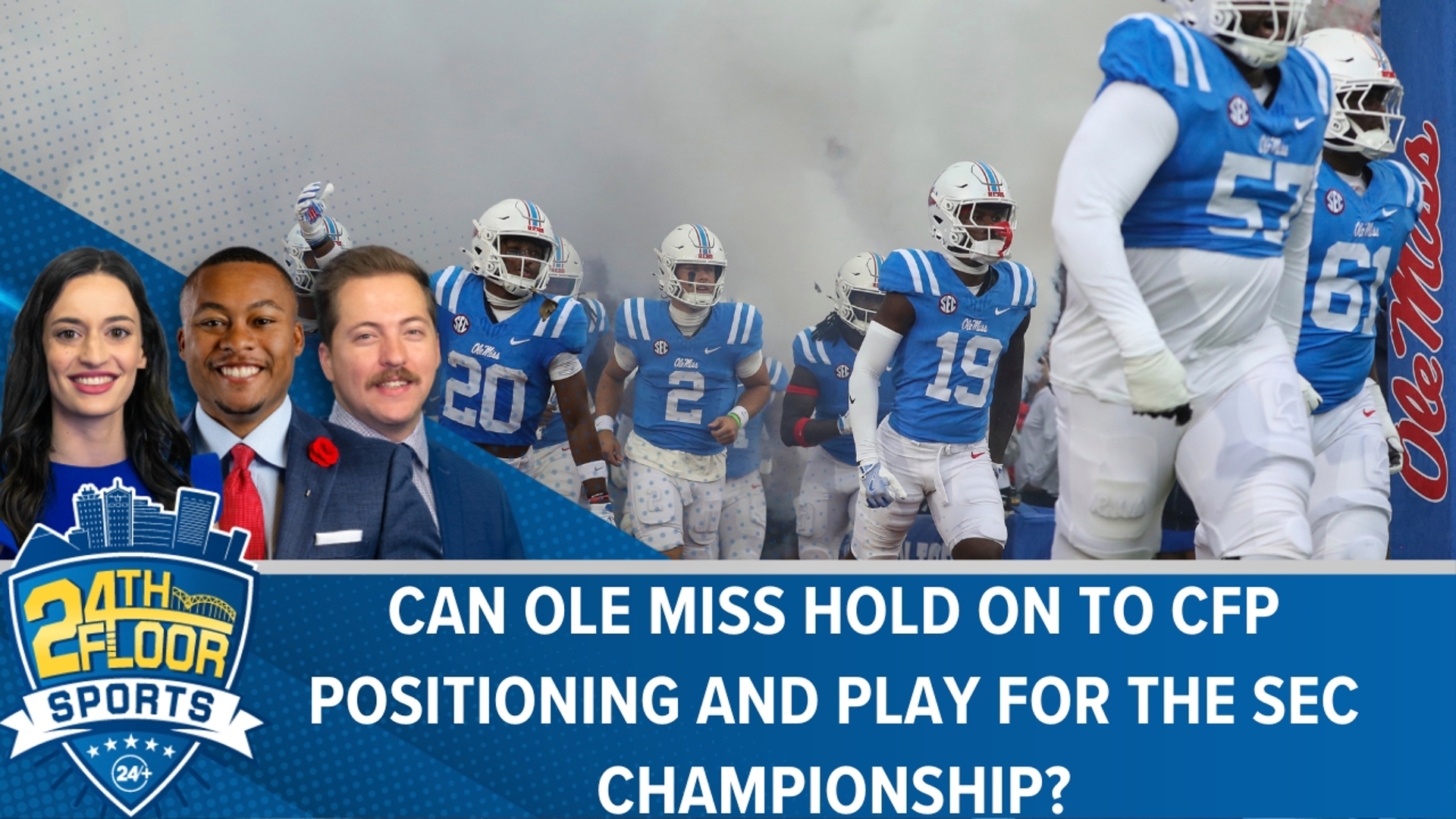 Ole Miss faces Florida this Saturday. A win would maintain their college football playoff position and keep them in the hunt for an SEC Championship game appearance.