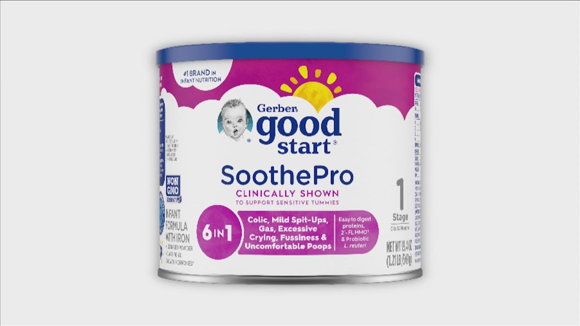 Gerber recalling powdered infant formula 'good start SoothePro'