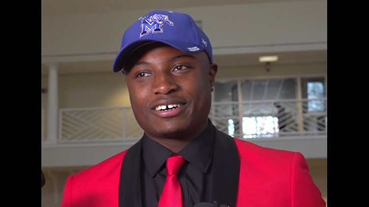 WATCH: Tevin Carter talks next steps after signing with Memphis football