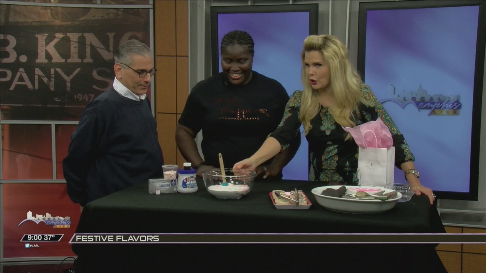 OUR FIRST GUEST TODAY ARE CELEBRATING THE HOLIDAYS WITH FESTIVALS GALLORE--AND FRESH ON THE HEELS OF SMALL BUSINESS SATURDAY THEY ARE ALSO CELEBRATING FESTIVE FLAVORS WITH THE TASTES OF THE 901, WELCOME FROM THE SWEET SHOPPE, ELAINE BOWEN TO TELL US ABOUT A FREE EVENT WHERE WE CAN GET LOCALLY MADE TREATS