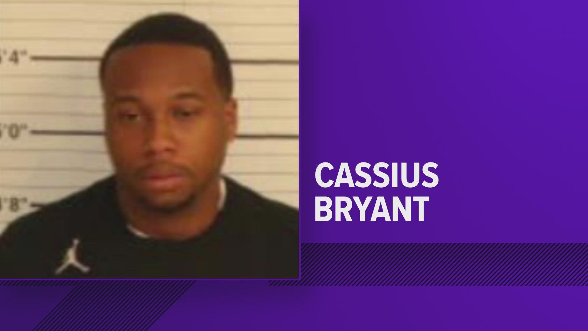 Cassius Bryant was arrested January 16. He was charged with two counts of first-degree murder, aggravated robbery, tampering with evidence, and false offense report.