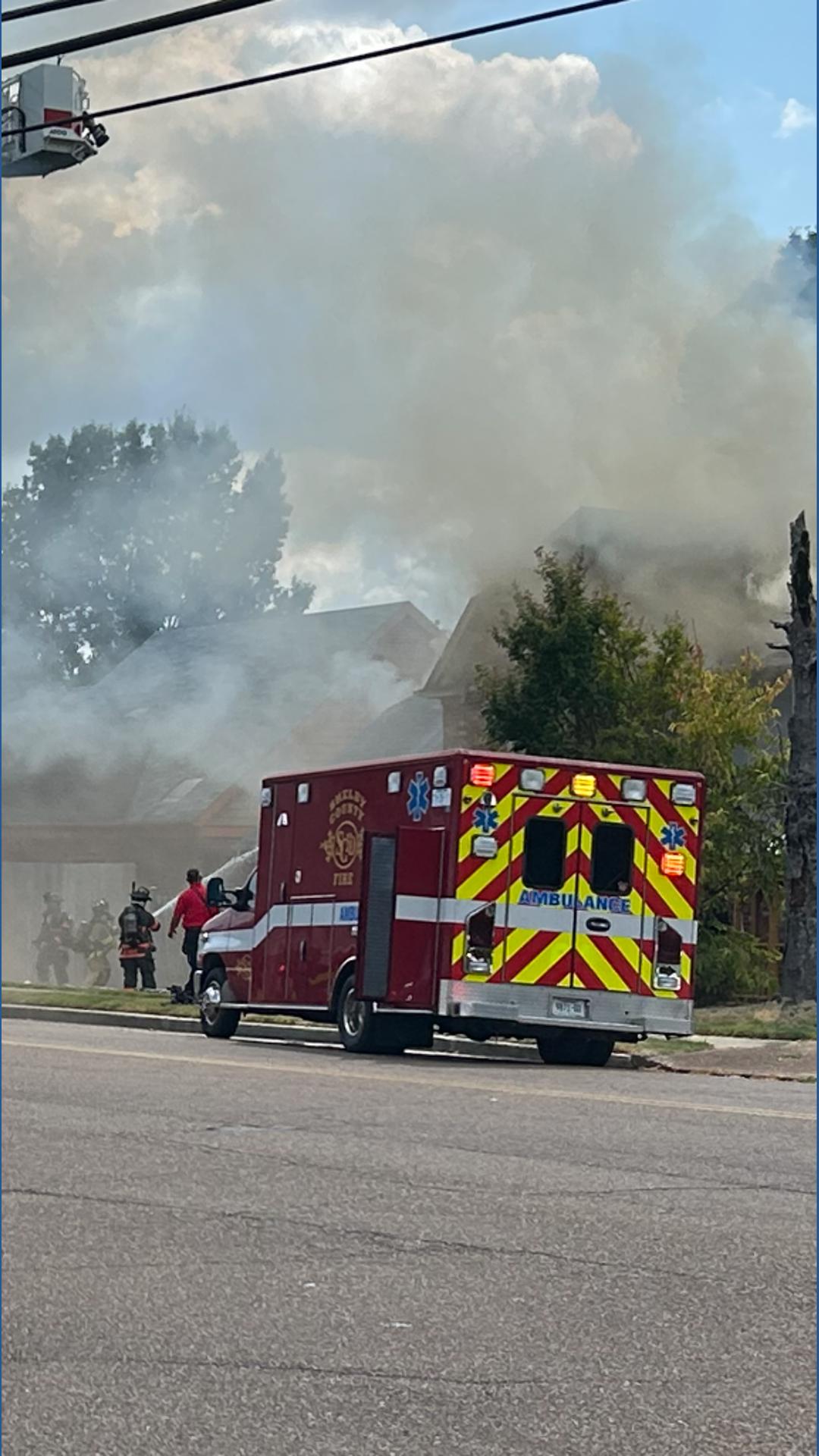 House fire breaks out in southeast Memphis on Germantown Road ...