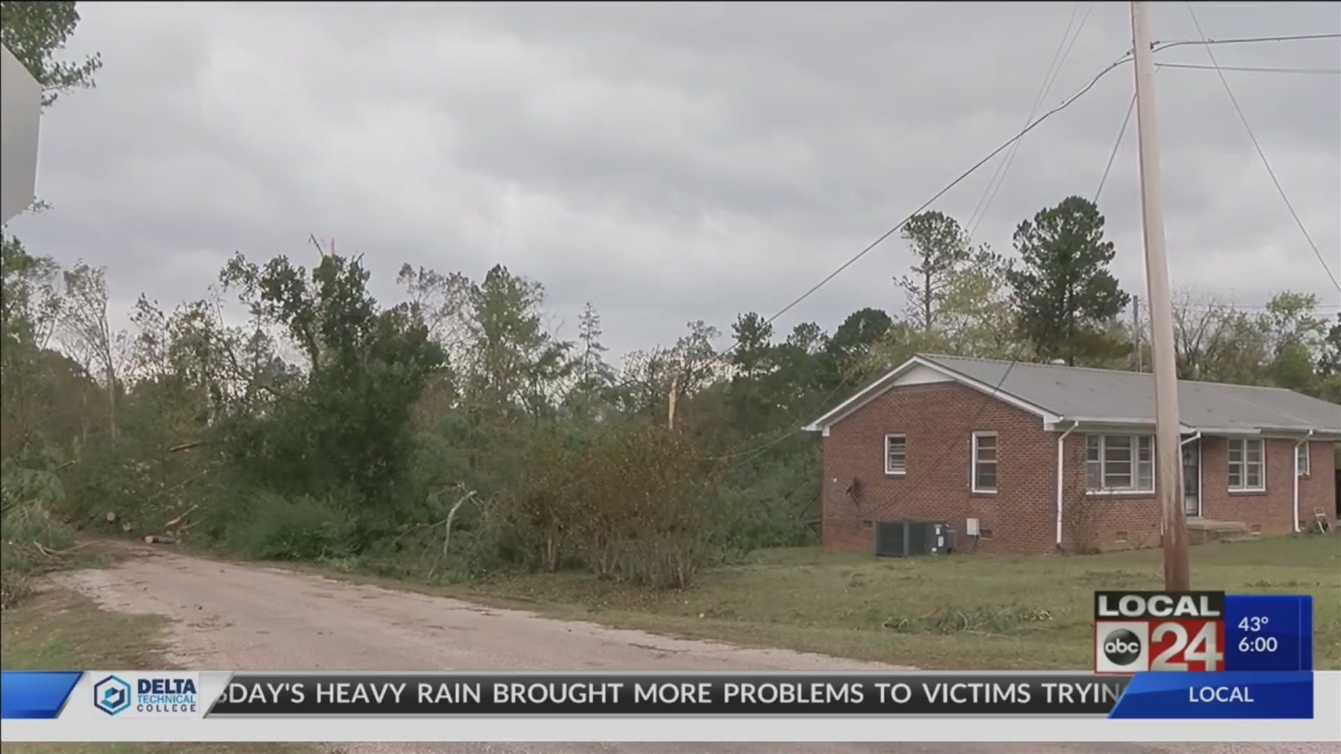Clean up continues for McNairy County after remnants from Tropical Storm Olga cause widespread damage