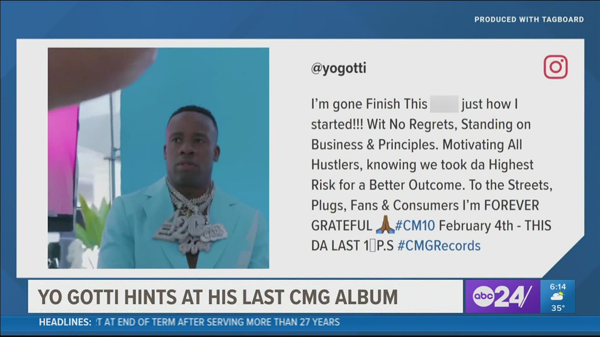 As the head of the CMG label, Gotti is grabbing attention because this may be his last album.