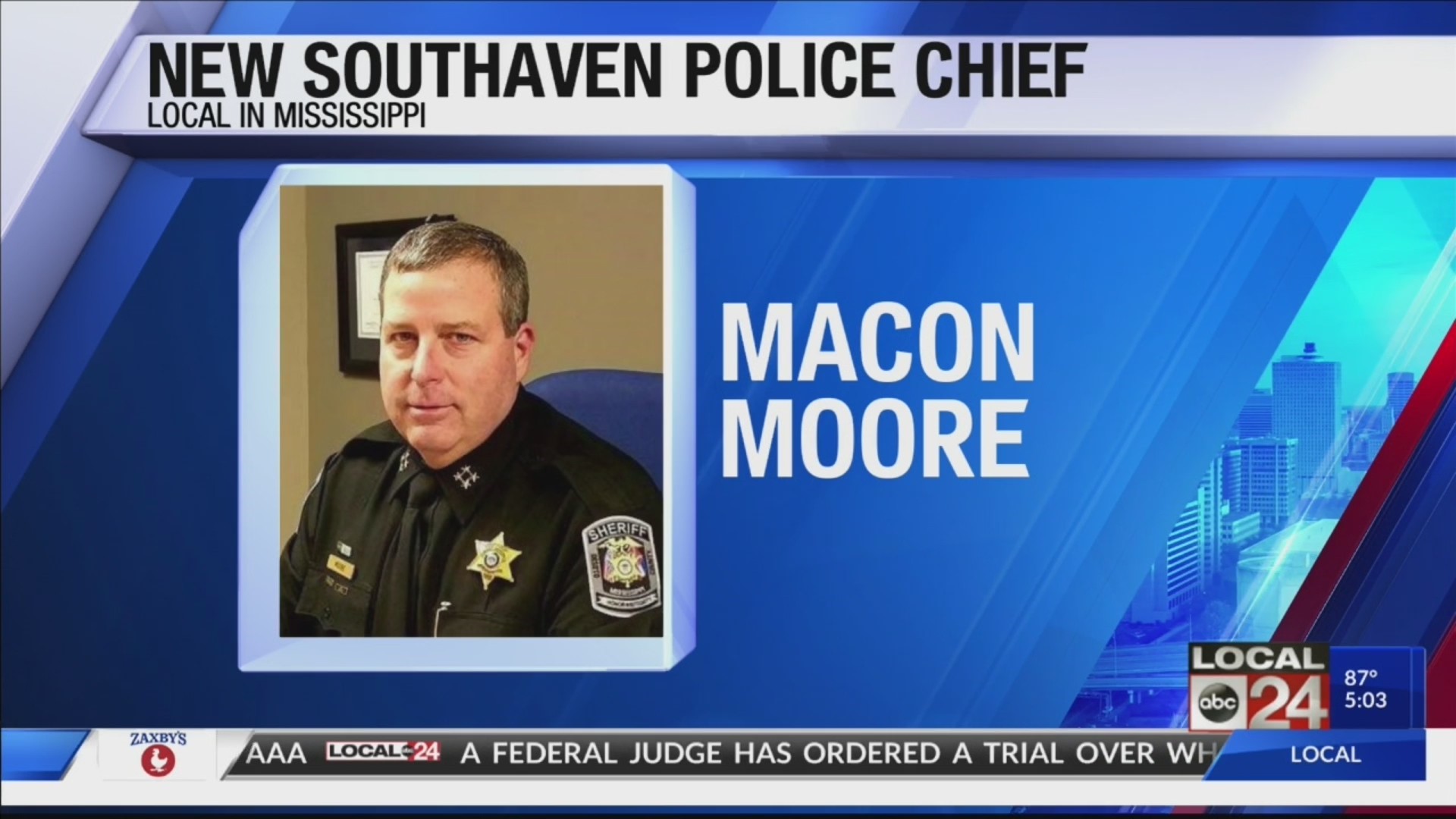 New Southaven Police Chief named