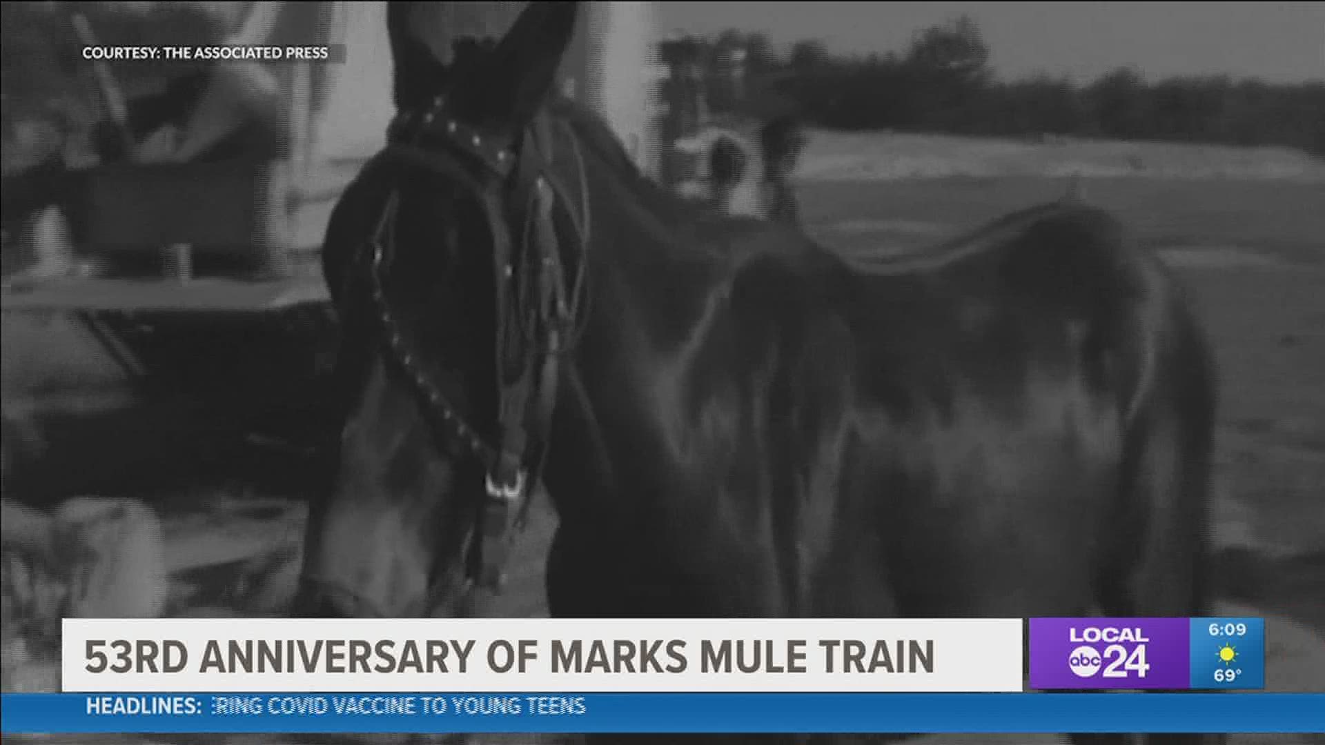 Mule Train, which was part of the Poor People’s Campaign, began 53 years ago: May 13, 1968.