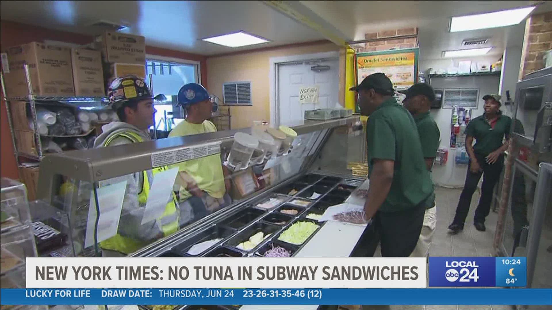 Local 24 News Anchor Richard Ransom discusses in his Ransom Note about the claims of if the tuna in Subway's tuna sandwich is real tuna.