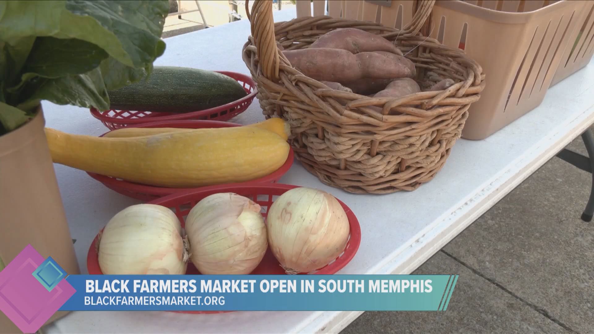 The market is open every Tuesday at Pilgrim Rest Baptist Church.