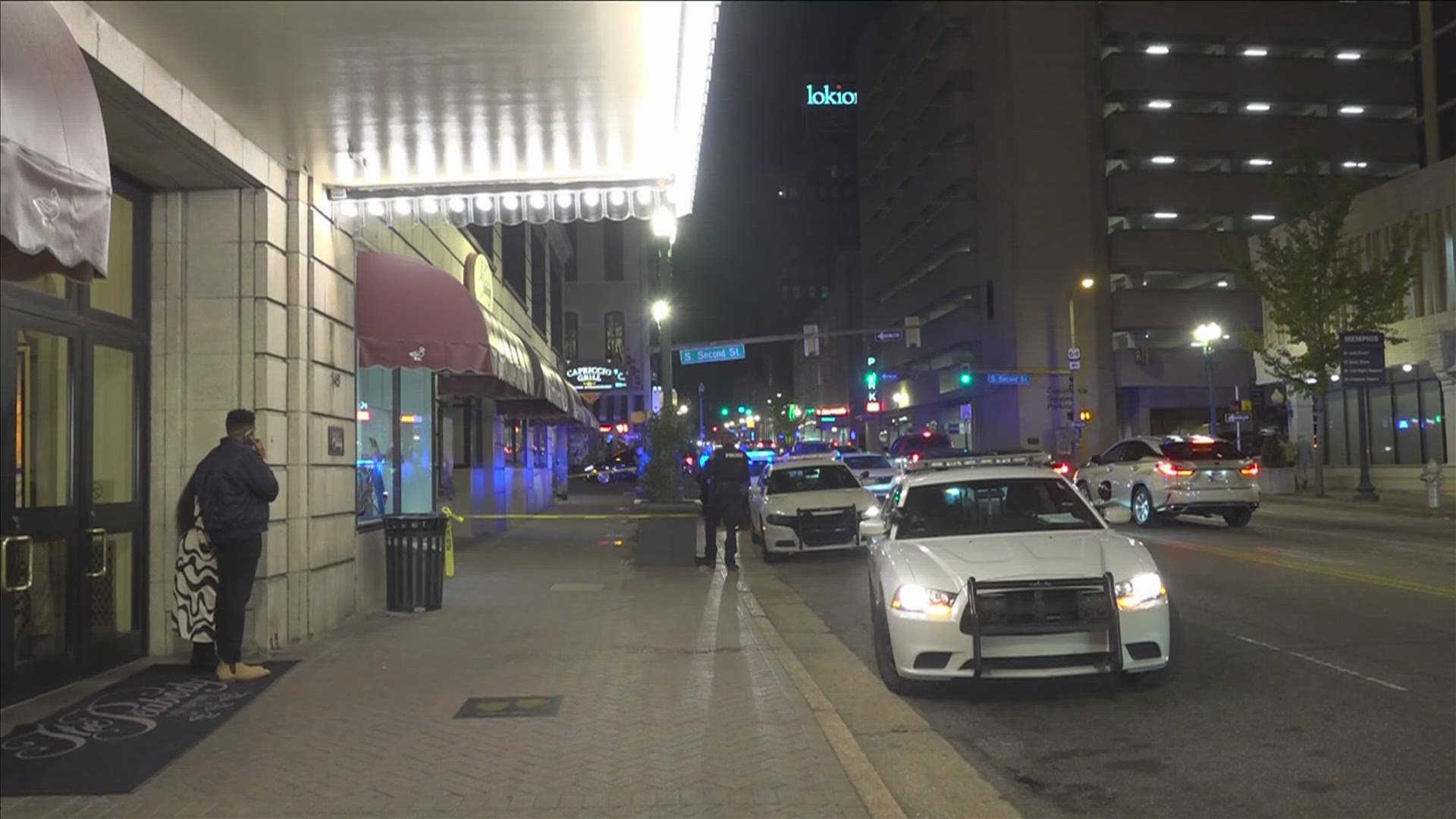 Memphis Police are investigating after an incident near the Peabody Hotel.