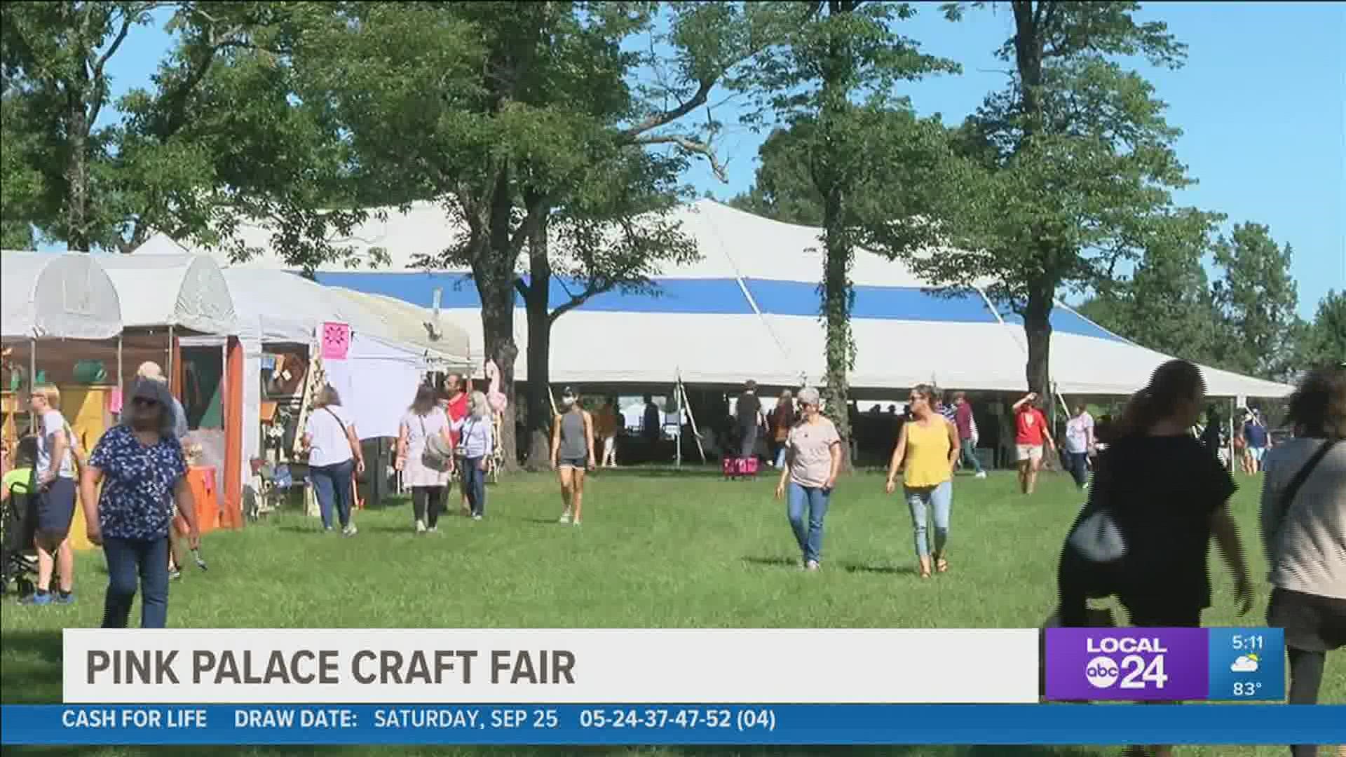 The Pink Palace Arts & Crafts Fair returned for its 49th year over the weekend.
