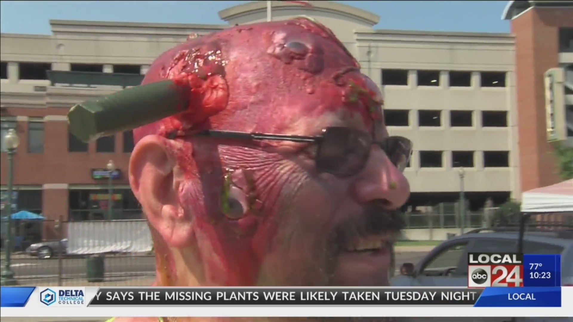 Zombies take over downtown for 13th annual Memphis Zombie Walk