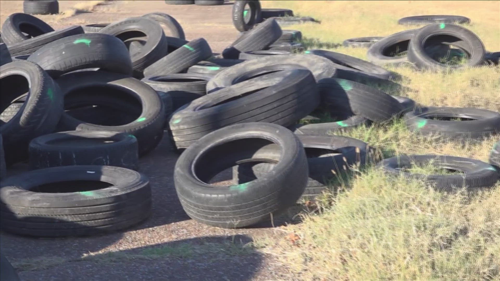 Trash, including glass, garbage and tires, line the streets of Castalia Heights, and residents are tired of it.