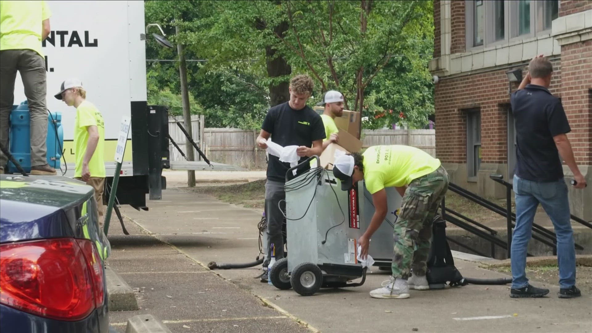 Students at Peabody Elementary School have been out of class since Friday after the district said mold was detected in first floor vents and grates.