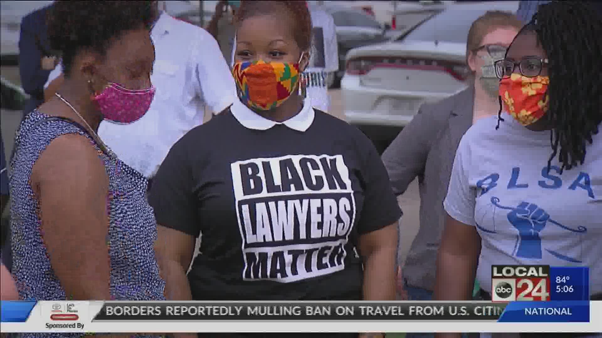 Memphis bar associations held a march Wednesday to recognize racism in the legal system and community