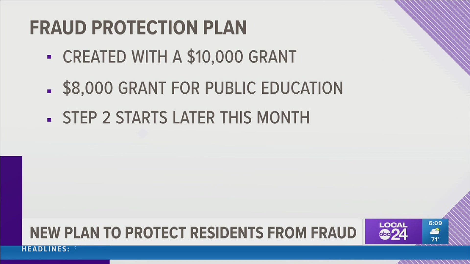 The Shelby County Trustee's office has completed a plan to help protect residents from fraud and scams.