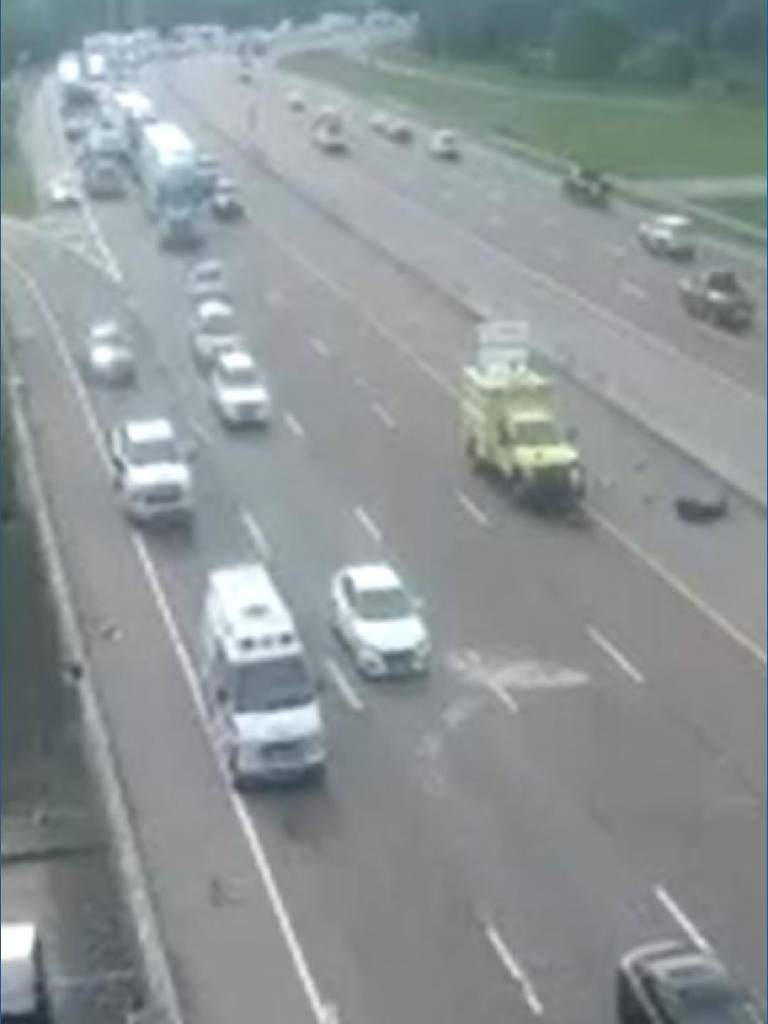 Multiple lanes blocked on I-40 Westbound near Jackson Avenue after ...