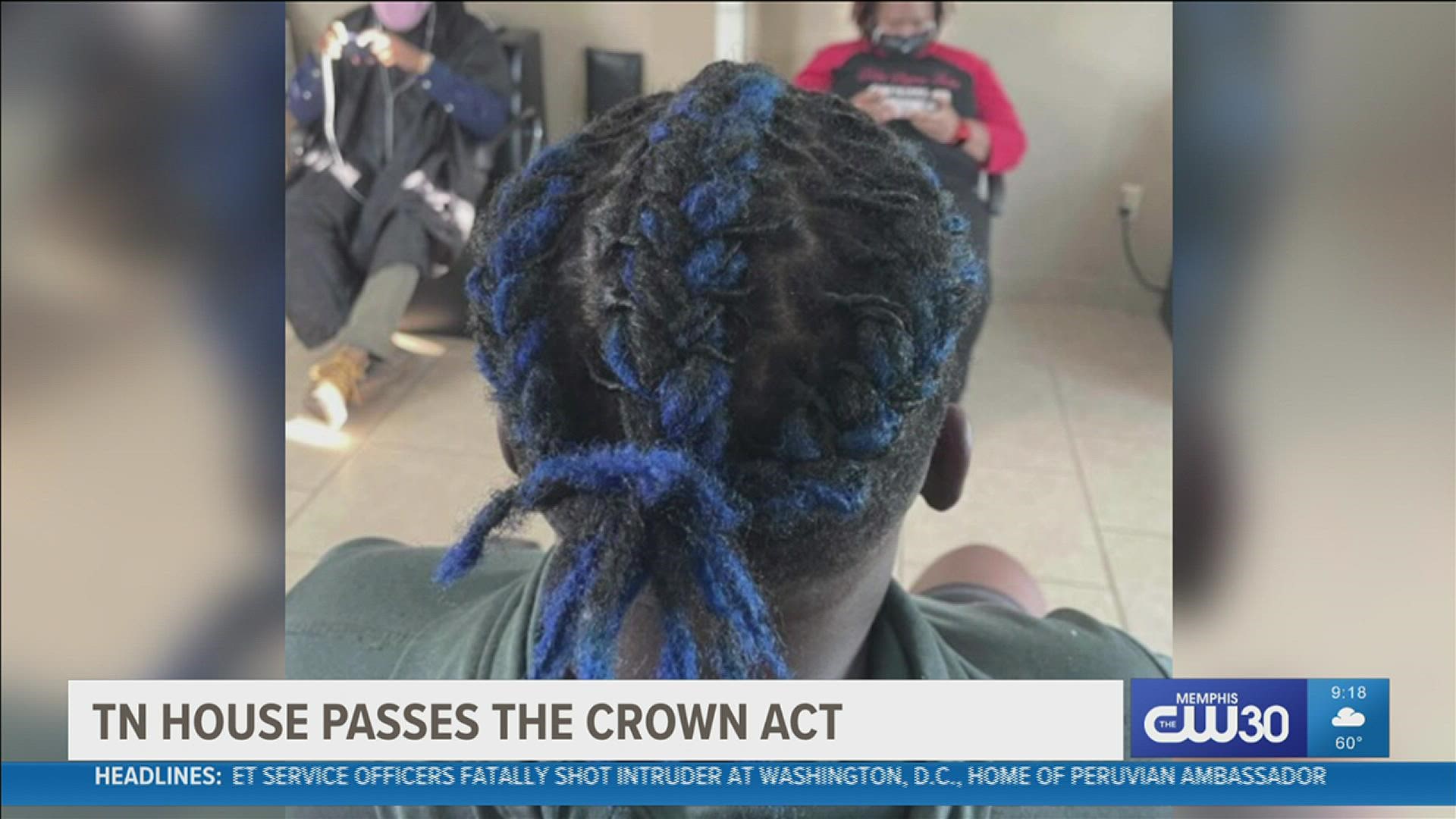 The CROWN Act stands for "Creating a Respectful and Open World for Natural hair" and would prevent employers from adopting policies against some hairstyles.